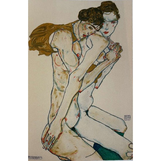  Egon Schiele, Erotica  20 håndtrykte litografier.