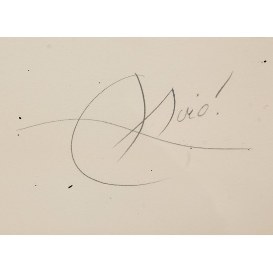 Joan Miro: LE Corbeau Vizor Hand-signed lithograph 