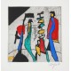 Robert Jacobsen. (1912-1993) Hand-painted lithograph