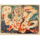 Asger Jorn 1914-1973, Drame Romantique, lithographic work from 1953.