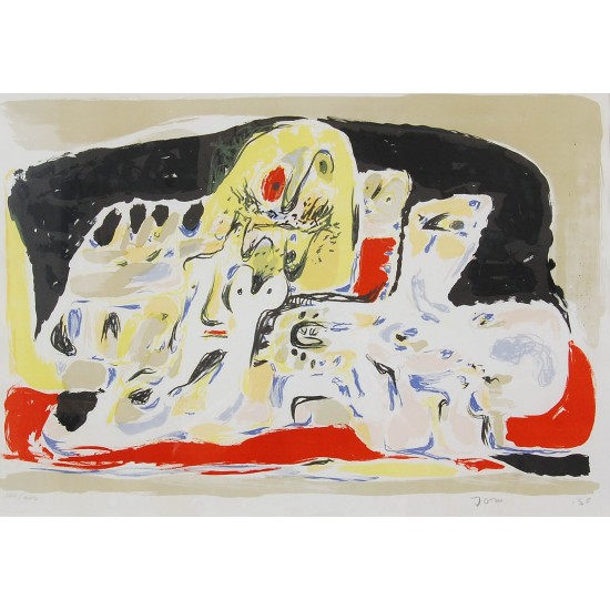 Asger Jorn 1914-1973, Troldtøj, lithographic work from 1955