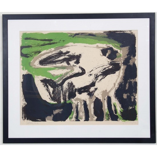 Asger Jorn 1914-1973, Cape, lithographic work from 1956