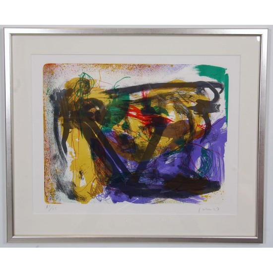 Asger Jorn 1914-1973, Uden Titel, litografisk værk fra 1967