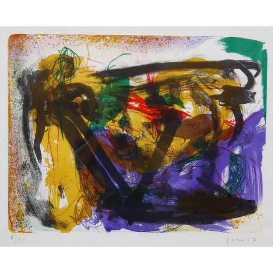 Asger Jorn 1914-1973, Uden Titel, litografisk værk fra 1967