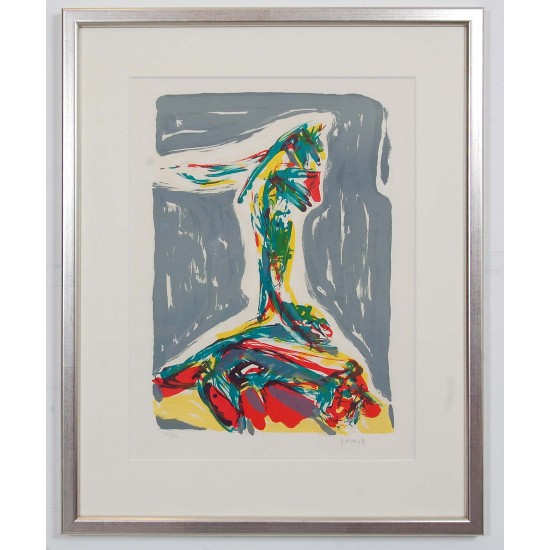   Asger Jorn 1914-1973, Jubilation Larmoyennageuse, lithographic work from 1969.