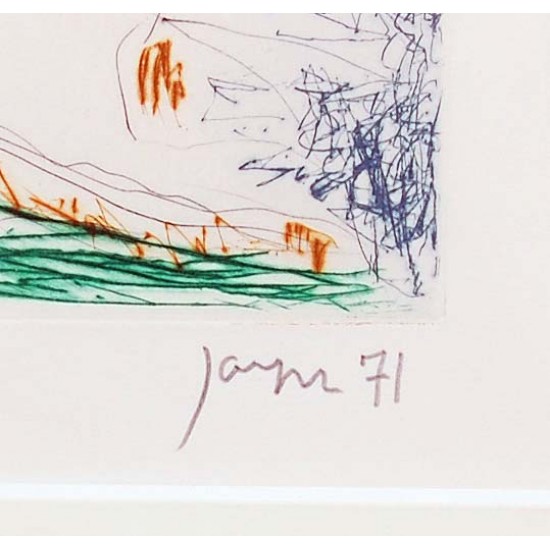 Asger Jorn 1914-1973, Euclide Coincé, lithographic work from 1971