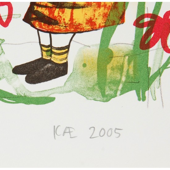 Katrine Ærtebjerg Born 1969, lithography 116/230 