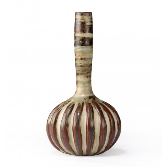 Axel Salto (1889-1961). Stoneware vase, decorated with sung glaze.