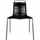 Poul Kjærholm PK-2 chair in black flagline