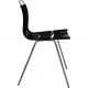 Poul Kjærholm PK-2 chair in black flagline