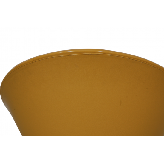 Verner Panton Cone chair in yellow leather