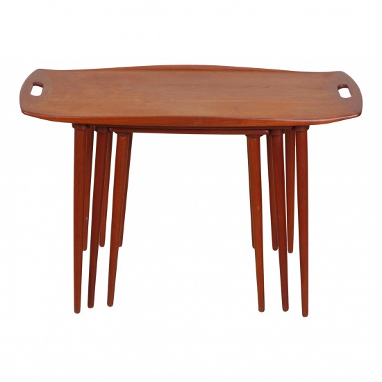 Arne Jacobsen Teak Nesting tables