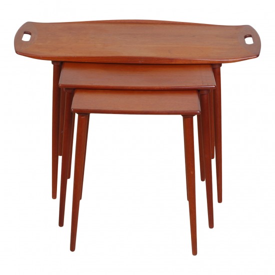 Arne Jacobsen Teak Nesting tables