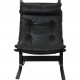 Ingmar Relling Siesta chair in black leather