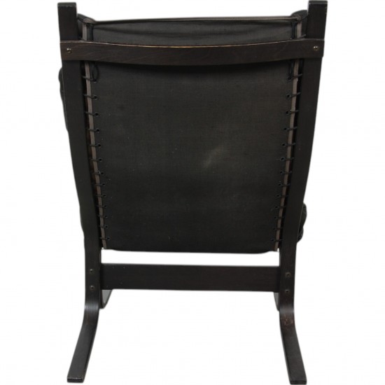 Ingmar Relling Siesta chair in black leather