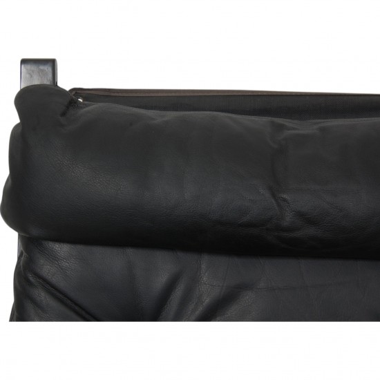 Ingmar Relling Siesta chair in black leather