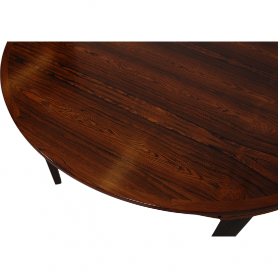 Dyrlund Circulare Flip-Flap Dining table of Rosewood