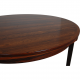 Dyrlund Circulare Flip-Flap Dining table of Rosewood