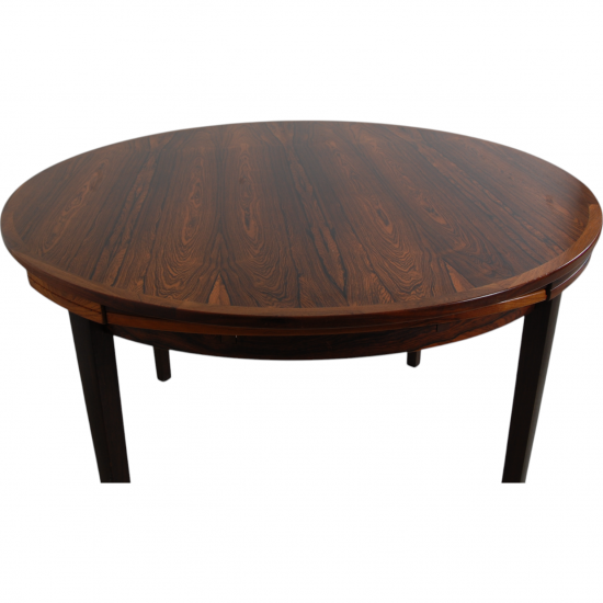 Dyrlund Circulare Flip-Flap Dining table of Rosewood