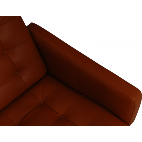 Ole Gjerløv-Knudsen 4.seater modulin sofa in cognac leather