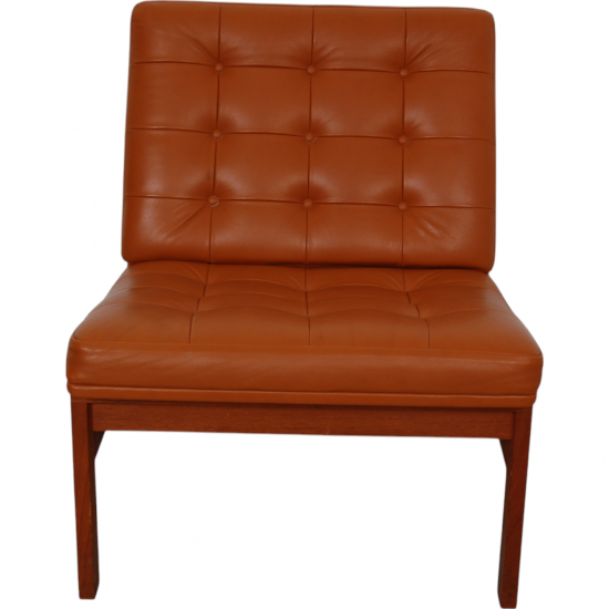 Ole Gjerløv-Knudsen 4.seater modulin sofa in cognac leather