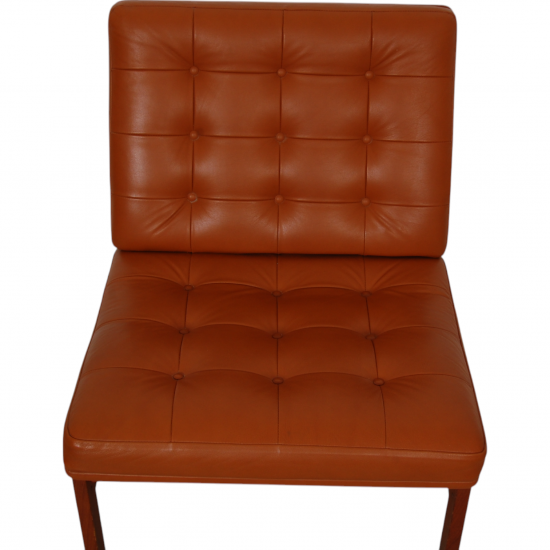 Ole Gjerløv-Knudsen 4.seater modulin sofa in cognac leather