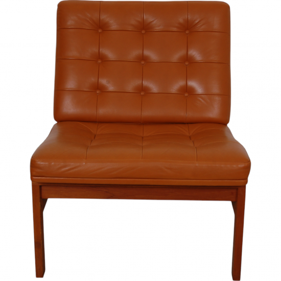 Ole Gjerløv-Knudsen 4.seater modulin sofa in cognac leather