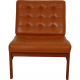 Ole Gjerløv-Knudsen 4.seater modulin sofa in cognac leather