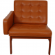 Ole Gjerløv-Knudsen 4.seater modulin sofa in cognac leather