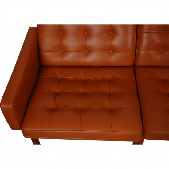 Ole Gjerløv-Knudsen 4.seater modulin sofa in cognac leather