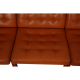 Ole Gjerløv-Knudsen 4.seater modulin sofa in cognac leather