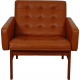 Ole Gjerløv-Knudsen Modulin lounge chair in cognac leather