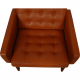 Ole Gjerløv-Knudsen Modulin lounge chair in cognac leather