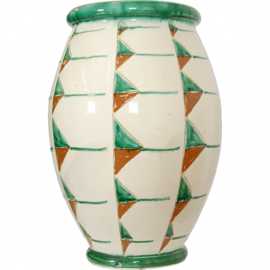 Herman Kæhler grøn vase H:58 Cm