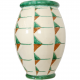 Herman Kæhler green vase H:58 Cm