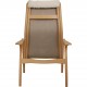 Yngve Ekstrom Lamino chair in white wool 1