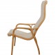 Yngve Ekstrom Lamino chair in white wool 1