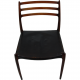 Set of 6 N.O Møller No-78 chairs in rosewood