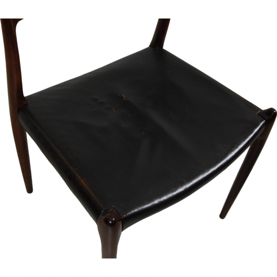 Set of 6 N.O Møller No-78 chairs in rosewood