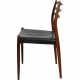 Set of 6 N.O Møller No-78 chairs in rosewood