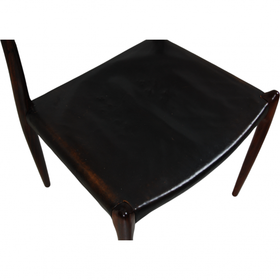 Set of 6 N.O Møller No-78 chairs in rosewood