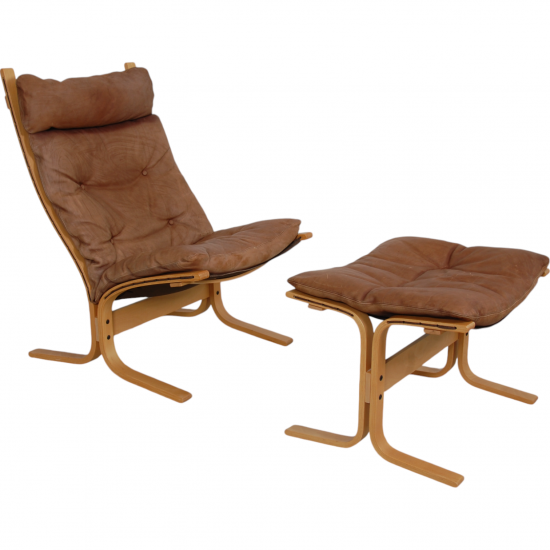 Ingmar Relling Siesta chair with ottoman