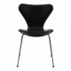 Arne Jacobsen Seven chair reupholstered in leather 