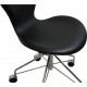 Arne Jacobsen 3117 office chair in original black leather