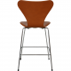 Arne Jacobsen 3187 barstool in cognac leather