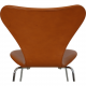 Arne Jacobsen 3187 barstol i cognac læder