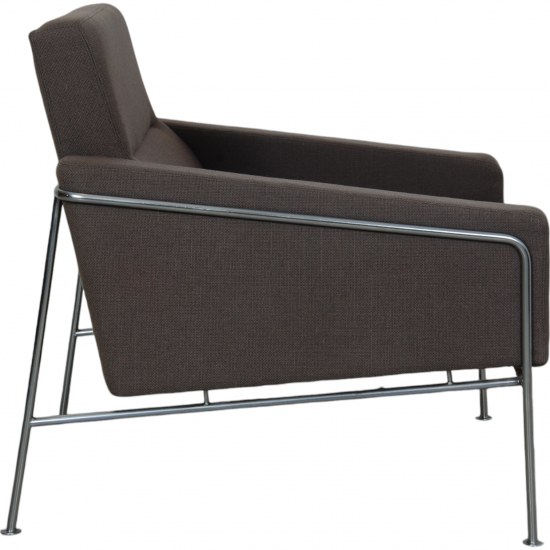 Arne Jacobsen 3301 Loungechair in grey fabric