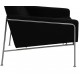 Arne Jacobsen 3301 Loungechair in black Hallingdal fabric