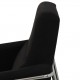 Arne Jacobsen 3301 Loungechair in black Hallingdal fabric