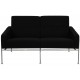 Arne Jacobsen 2-personers 3302 sofa i sort hallingdal stof